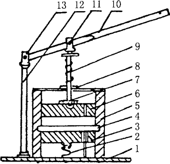 切墊機(jī)內(nèi)部示意圖